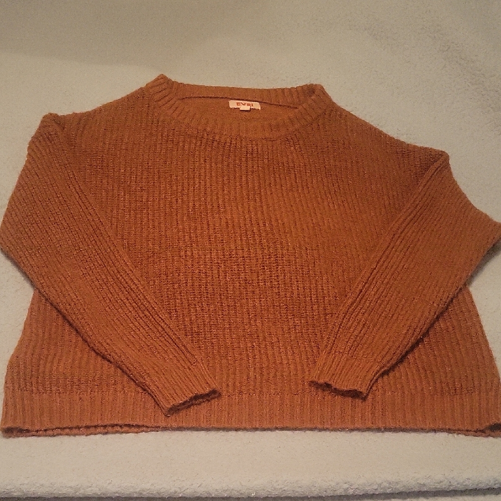 EVRI Women's Warm Knit Sweater - Brown